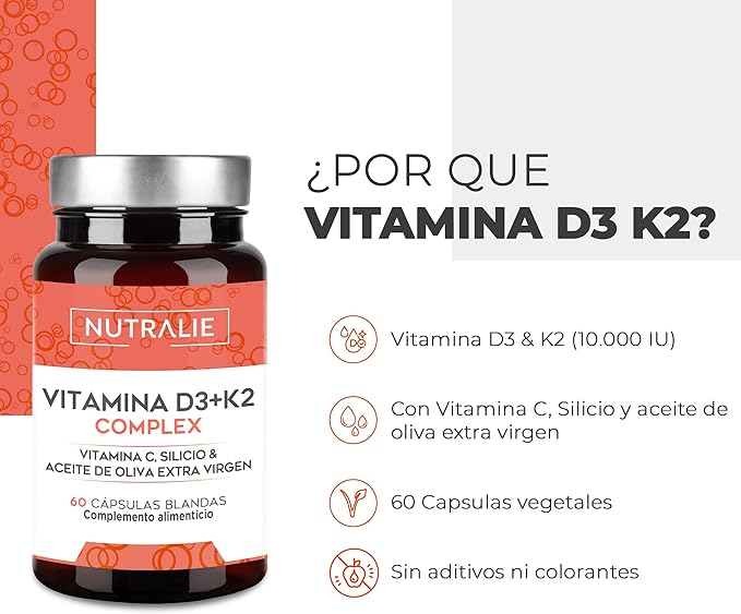 Vitamin D3+K2 Complex 60 caps softgels Nutralie