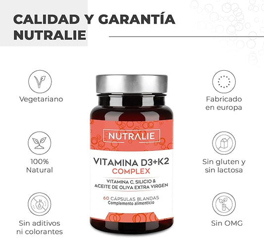 Vitamin D3+K2 Complex 60 caps softgels Nutralie