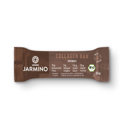 Barrita de Colageno Brownie BIO 12x55g Jarmino