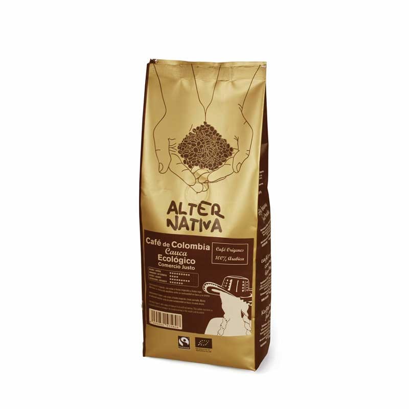 Cafe Colombia cauca en grano bio 500g Alternativa 3