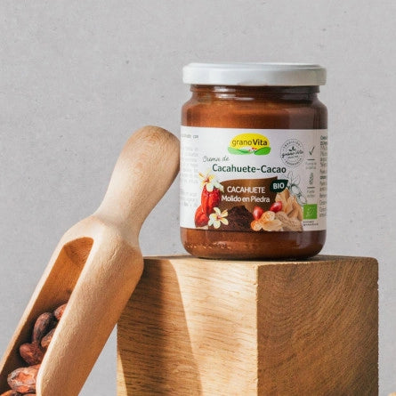 Crema de cacahuete con cacao Bio 250g Granovita