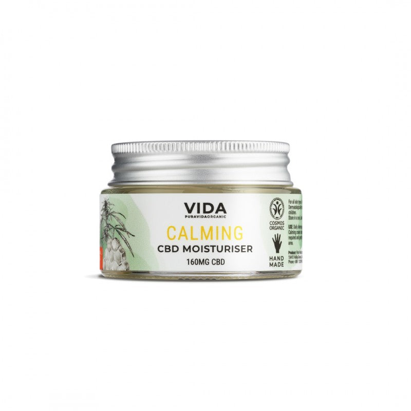 Crema Facial Hidratante Calmante CBD Cañamo y Miel Bio 30ml Pura Vida