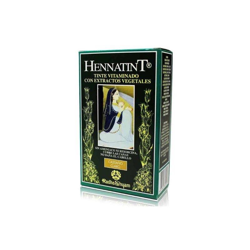 HennaTint 3 castaño claro 60ml+60ml Radhe Shyam