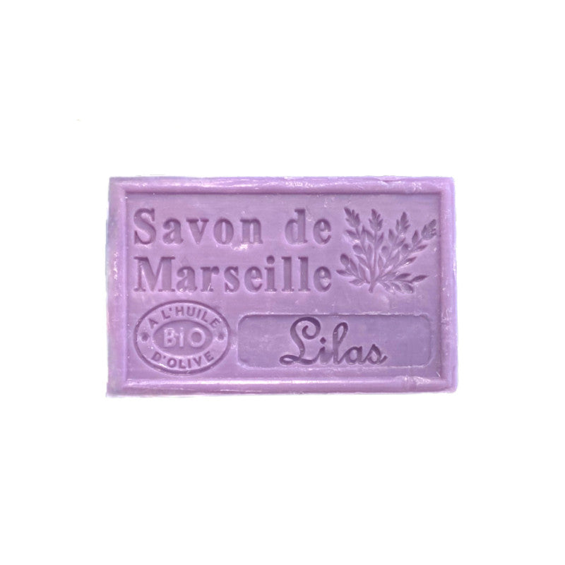 Jabon de marsella Lilas 125g Savonnerie
