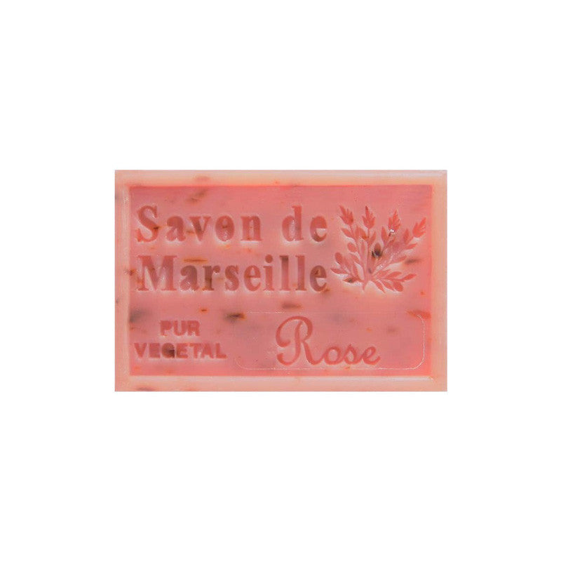 Jabon de marsella Petalos de Rosa 125g Savonnerie