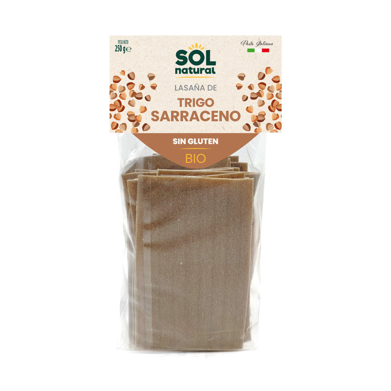 Lasaña de Trigo sarraceno S/G Bio 250g Sol Natural
