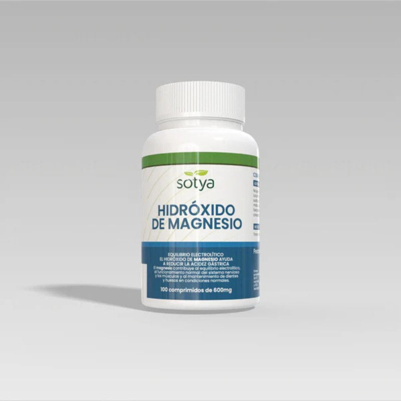 Hidróxido de magnesio (Mg marino) 100 comprimidos de 600mg Sotya