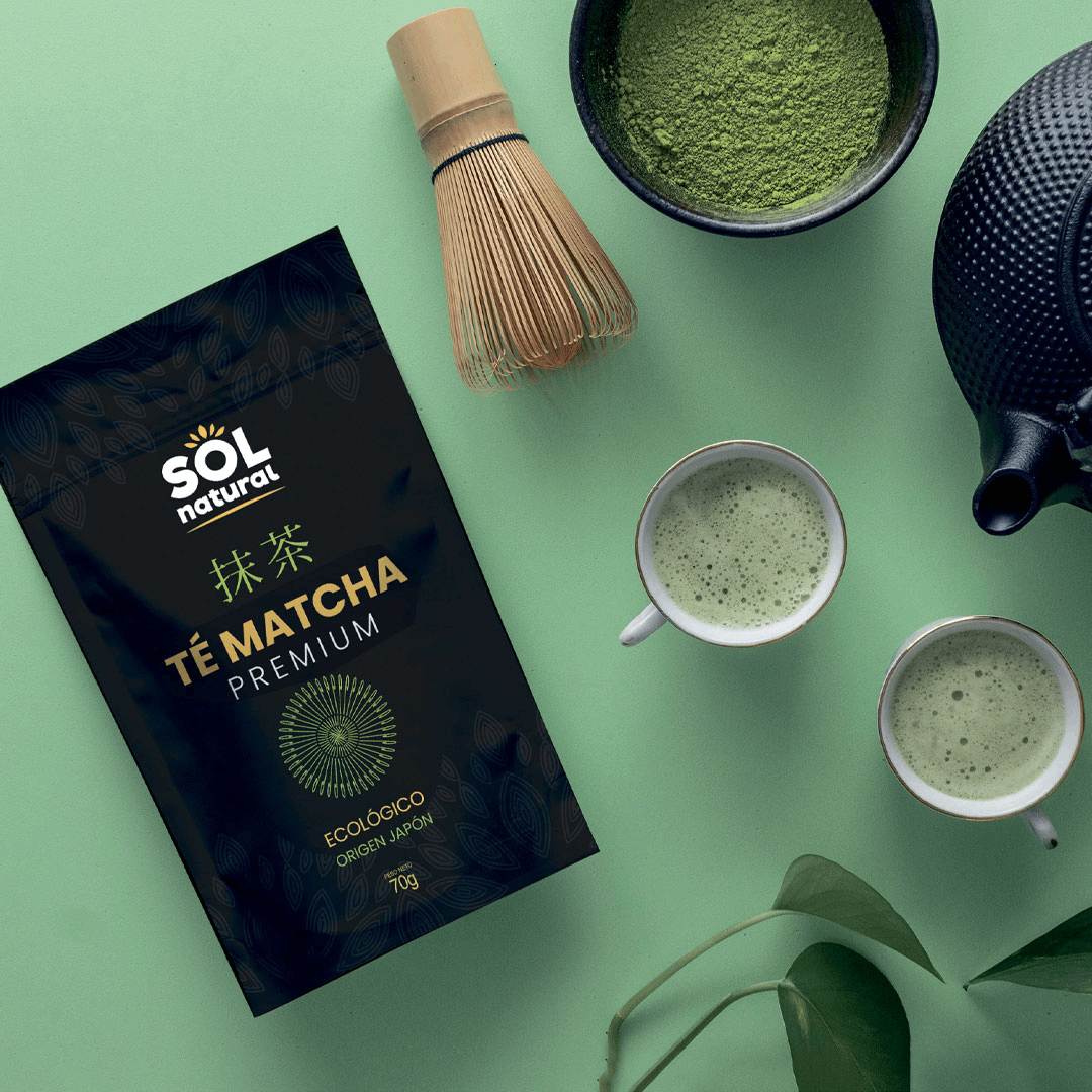 Te Matcha Premium origen Japon polvo Bio 70g Sol Natural