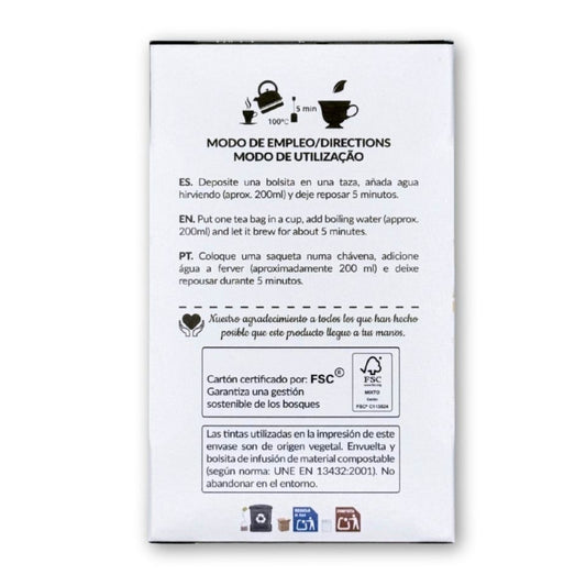 Regaliz Infusion Bio 20 filtros Artemis