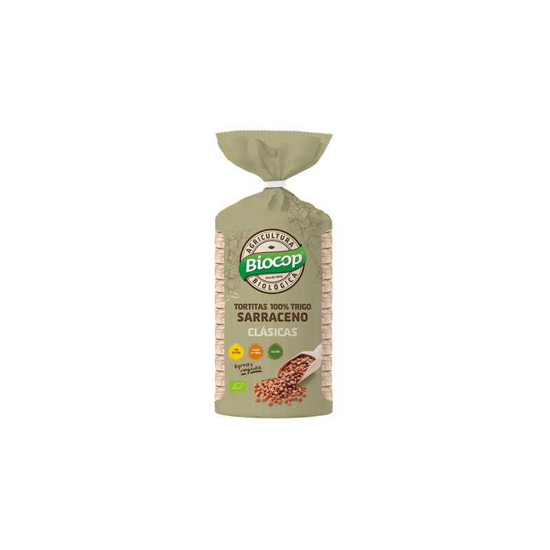 Tortitas 100% Trigo Sarraceno bio 100g Biocop