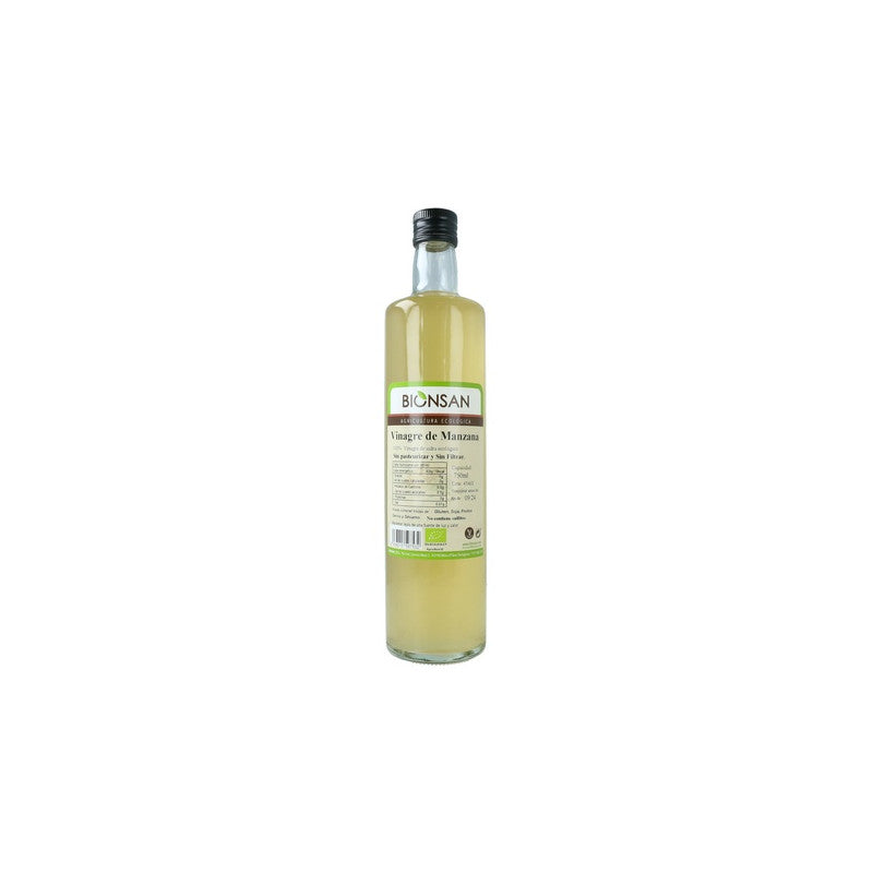 Vinagre de Manzana Sin filtrar y sin Pasteurizar 750ml Bionsan