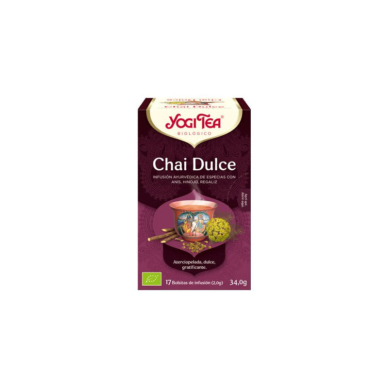 Yogi Tea Chai dulce 17 filtros BIO