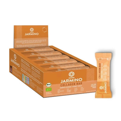 Barrita de Colageno Cacahuetes y Cacao BIO 12x55g Jarmino