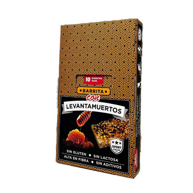 Barritas Levantamuertos con proteina 10x50g