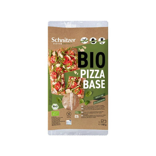 Base pizza sin gluten Bio 140g Schnitzer
