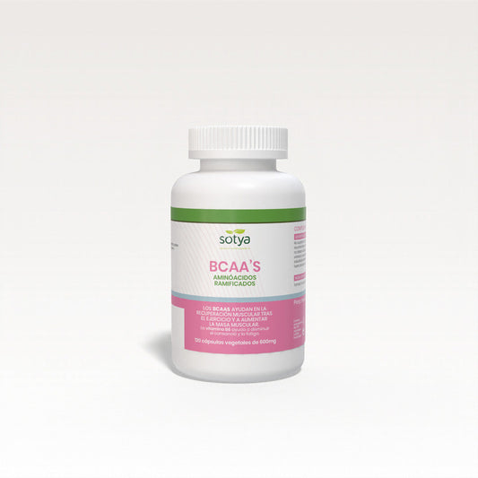 BCAA'S aminoacidos ramificados 600mg 120 capsulas Sotya