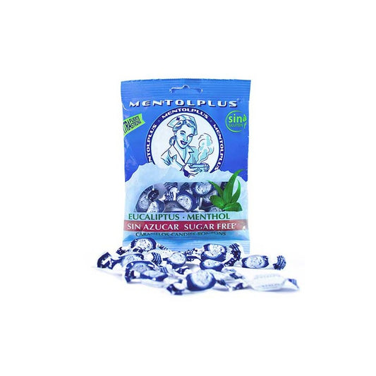 Caramelos de eucalipto extrafuerte 65g Mentolplus