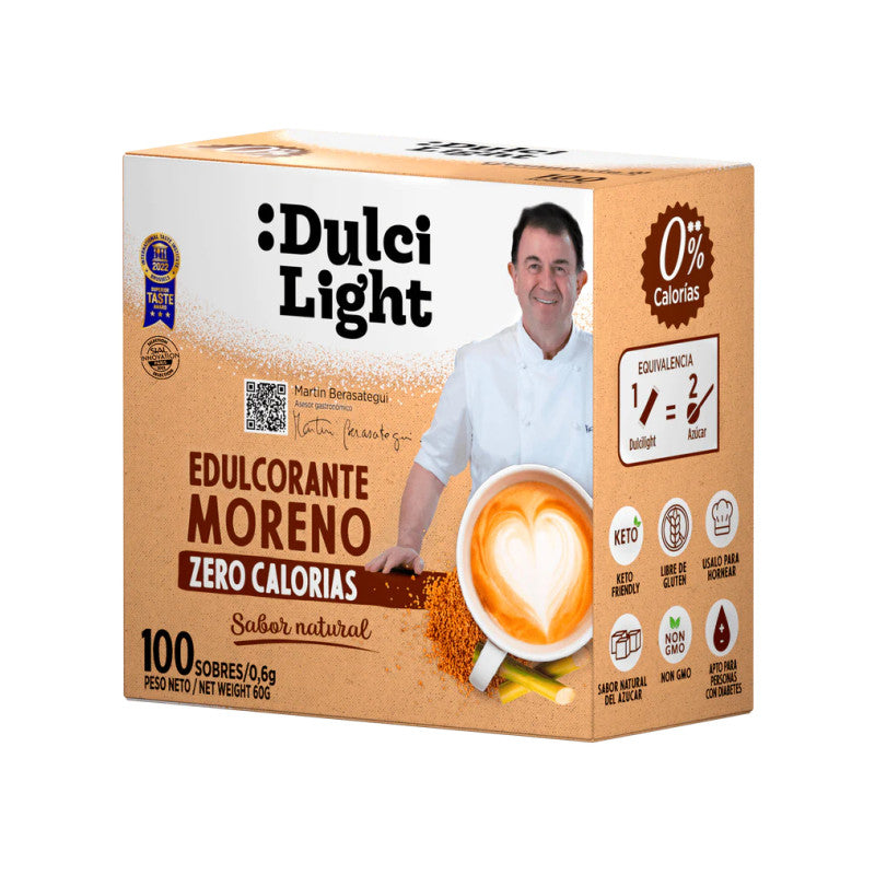 Edulcorante Moreno Zero 100 sobres Dulcilight