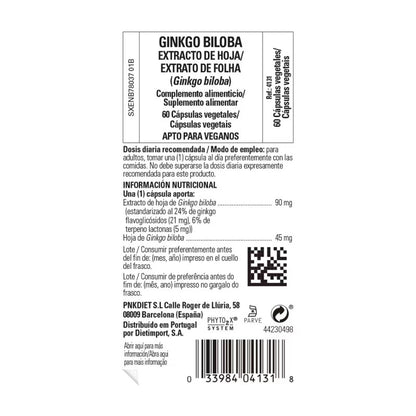 Ginkgo Biloba 60 caps Solgar