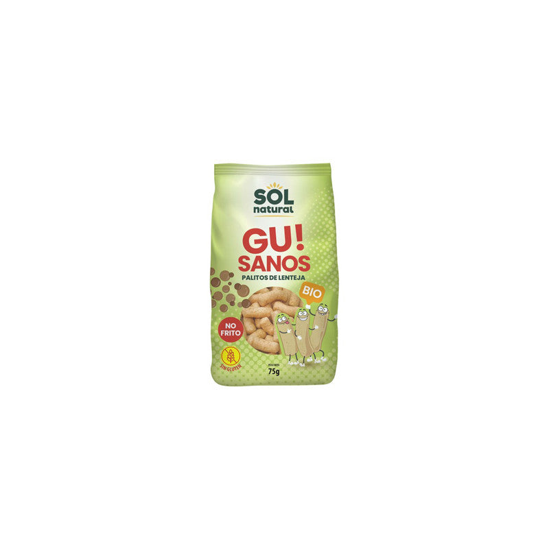 Gusanitos GU SANOS! de lenteja Bio 75g Sol Natural