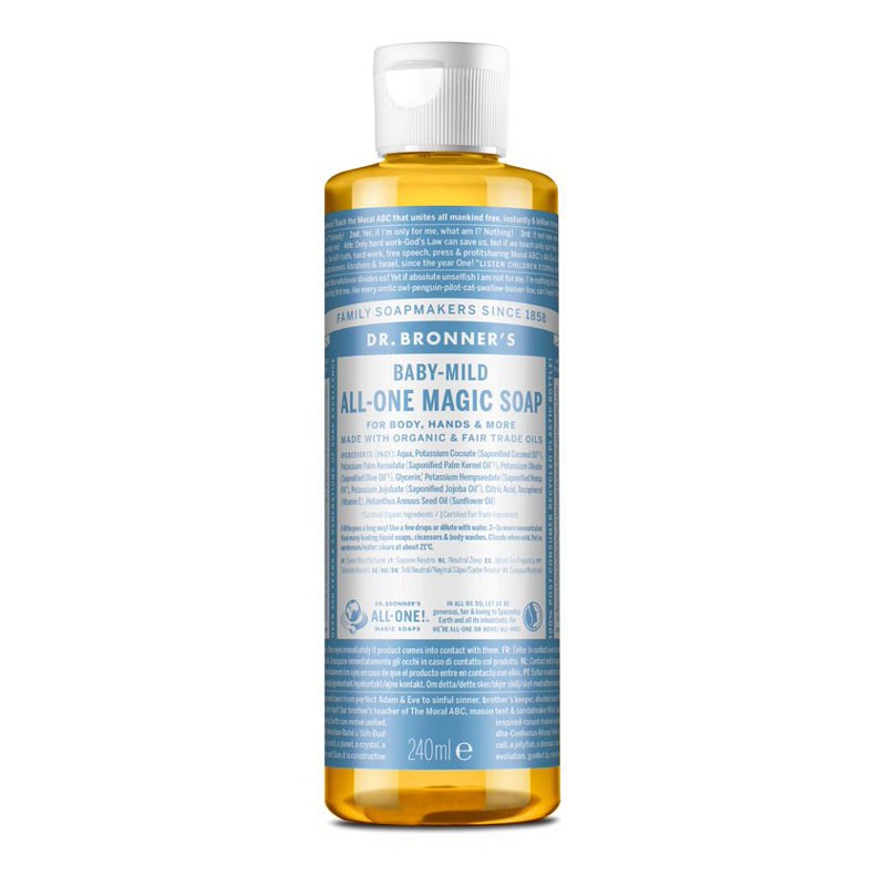Jabon liquido neutro bebe/niño bio 240ml Dr. Bronner's