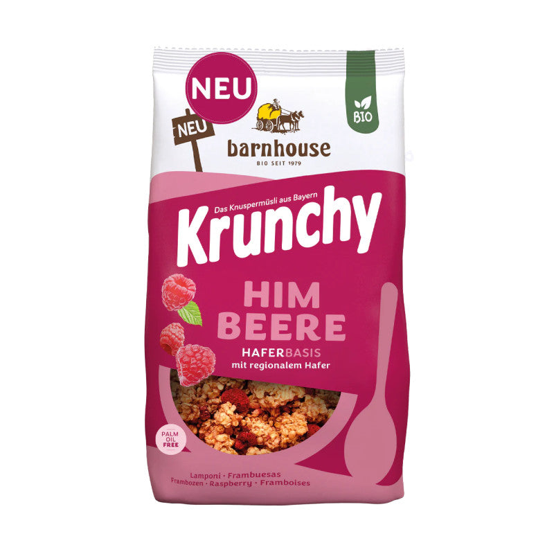 Muesli Krunchy Frambuesa bio 500g Barnhouse