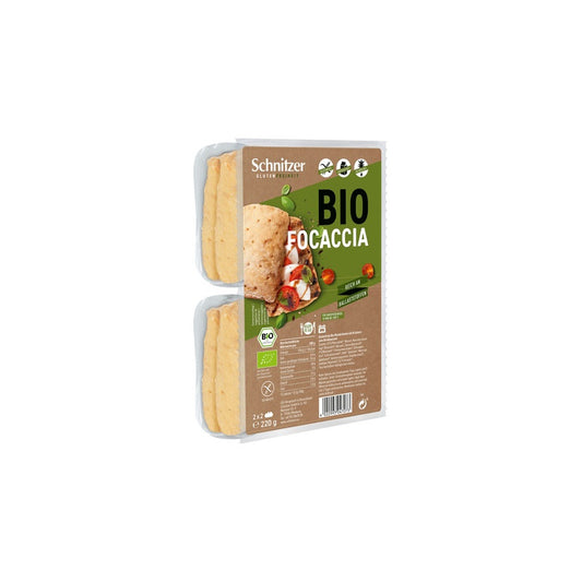 Panecillos focaccia sin gluten Bio 220g Schnitzer