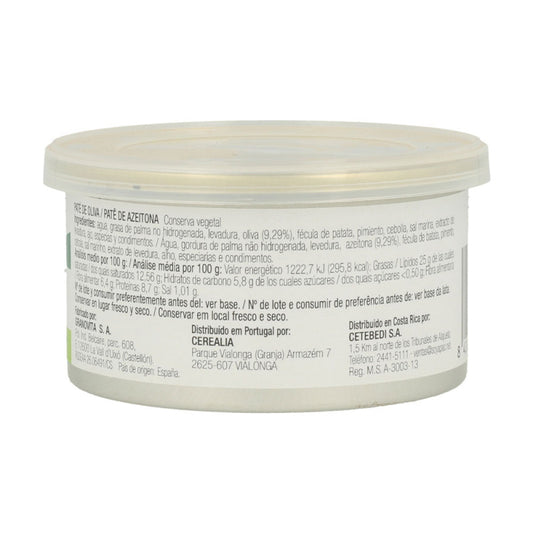 Pate de oliva lata 125g Granovita