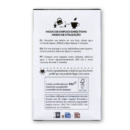 Regaliz Infusion Bio 20 filtros Artemis