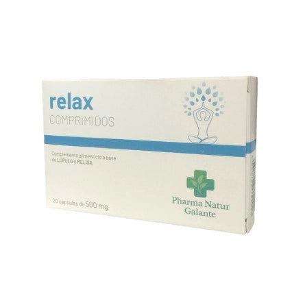 Relax lupulo y melisa 500mg 20 comprimidos Pharma Natur Galante