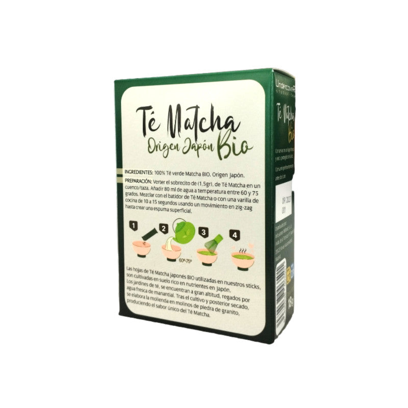 Te Matcha origen Japon Bio 12 Sticks x 1,5g Undercover