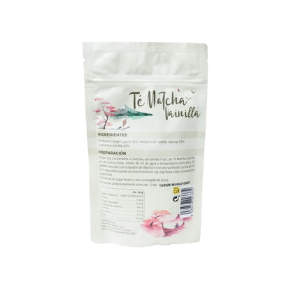Te Matcha Vainilla origen Japon premium 50g Undercover