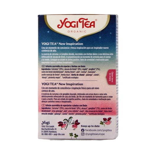 Yogi tea New Inspiration Bio 17 filtros